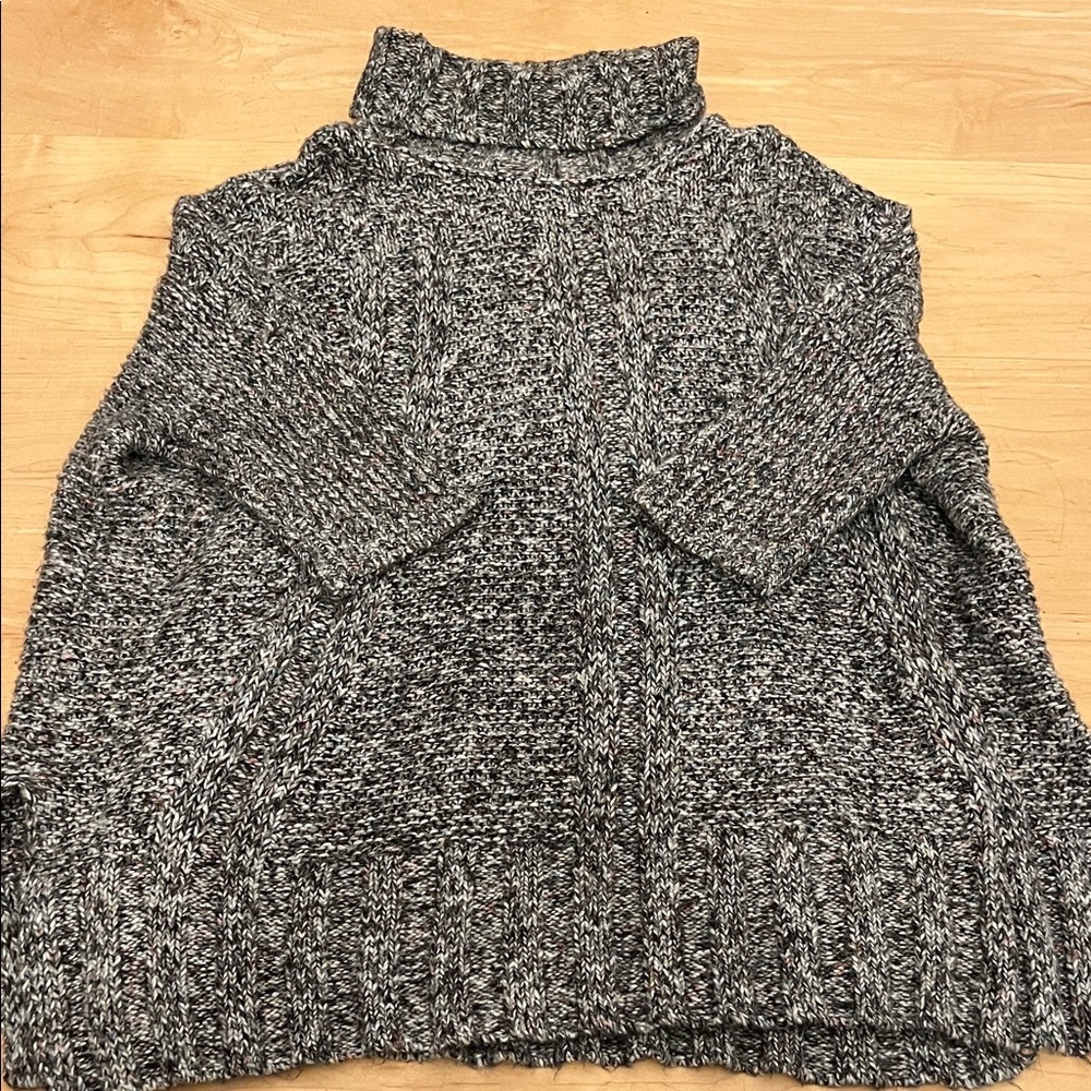 Matilda Jane Black and White Turtleneck Sweater